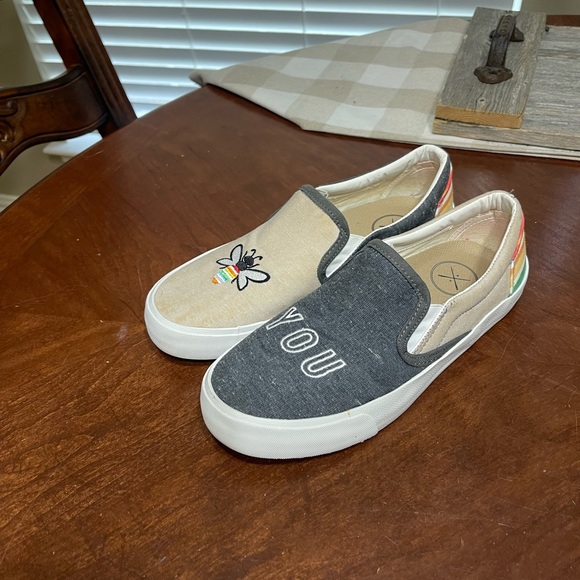 Inkkas Bee You slip on shoes canvas - Picture 1 of 10